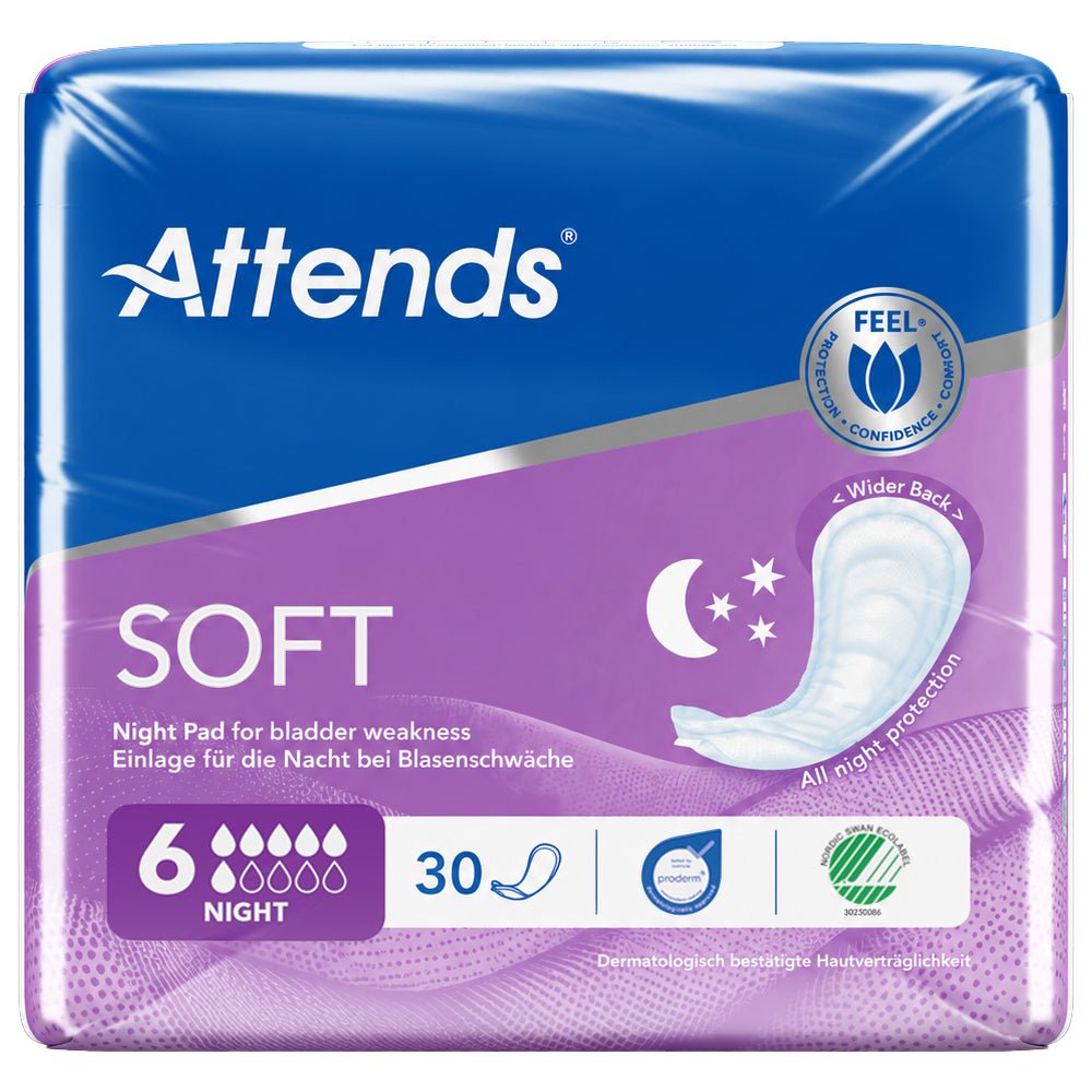 Attends Soft 6 Night (1000ml) 30 Pack - Discount Medical