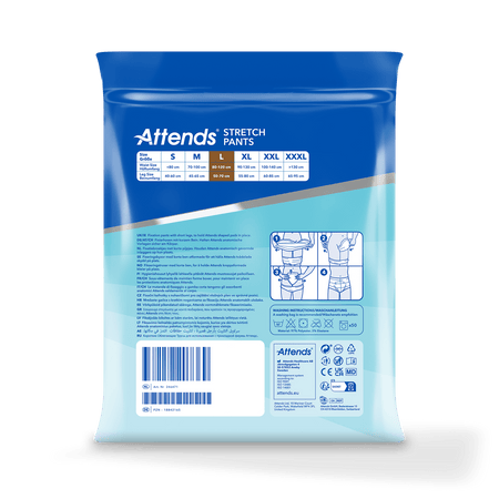 Attends Stretch Pants Large Washable Fixation Pants - 15 Pack - Discount Medical