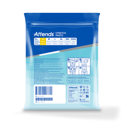 Attends Stretch Pants Small Washable Fixation Pants - 15 Pack - Discount Medical
