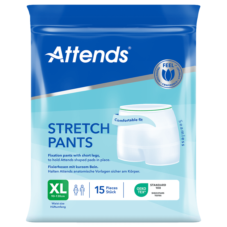 Attends Stretch Pants XL Washable Fixation Pants - 15 Pack - Discount Medical