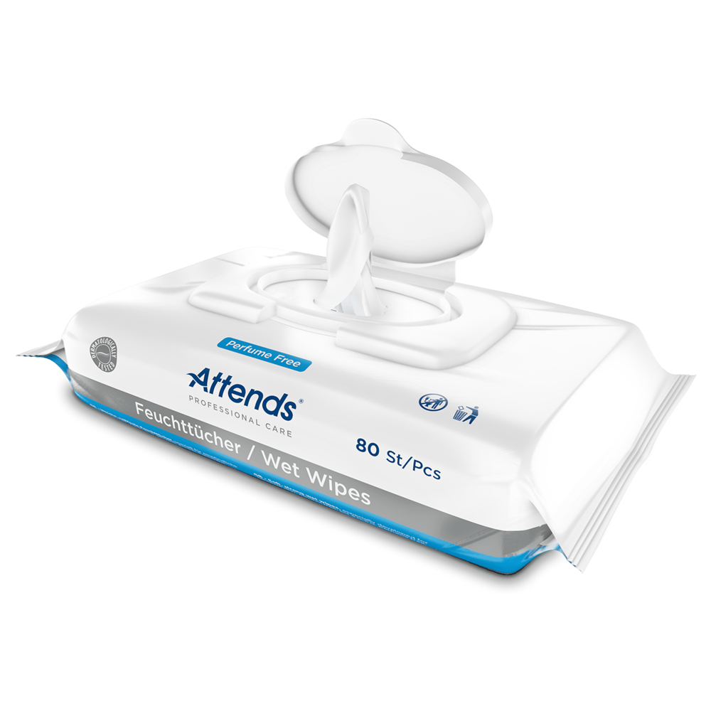 Attends Wet Wipes - 80 Pack - Discount Medical