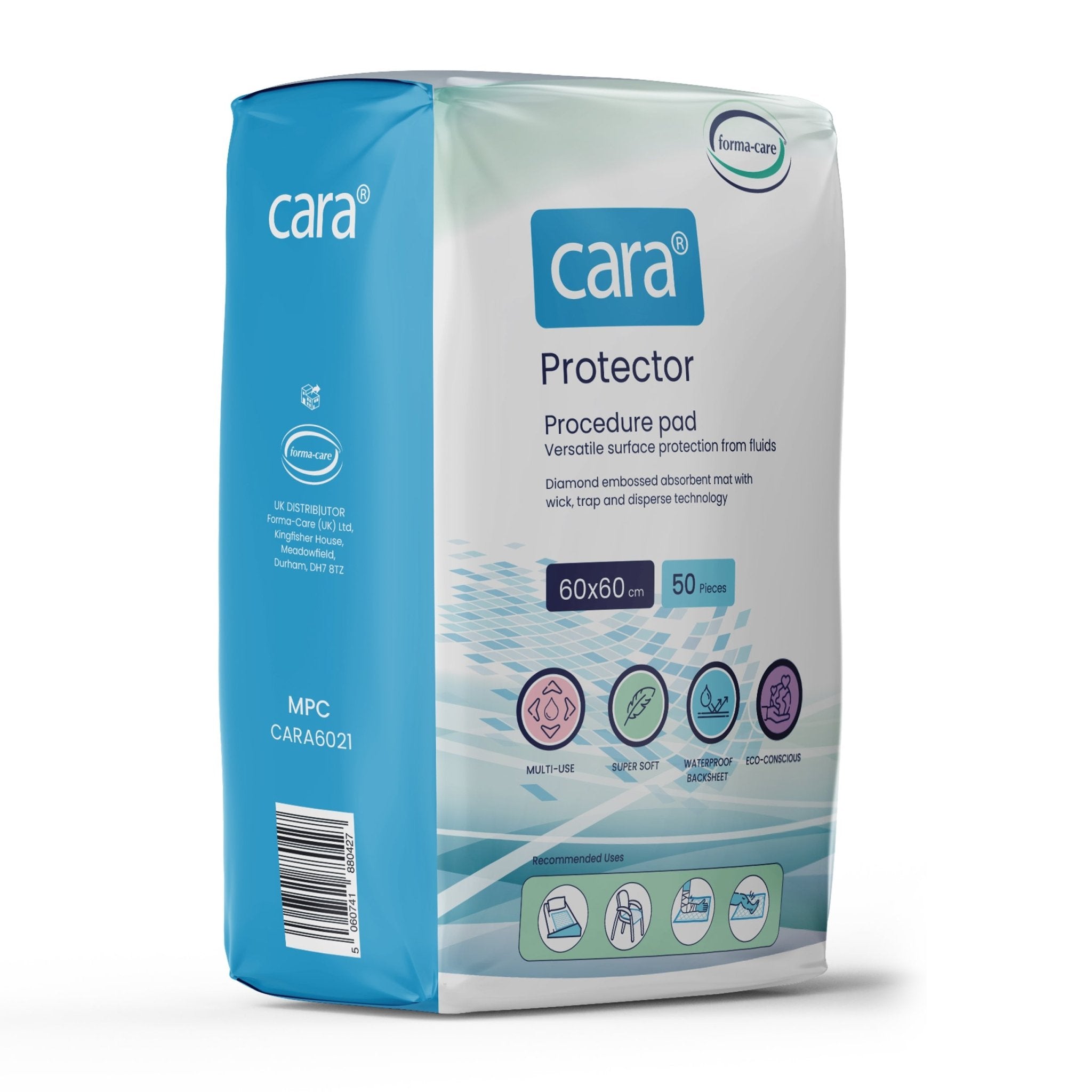 Forma - Care Cara Bed Protection Pads 60 x 90 cm - 50 Pack - Discount Medical