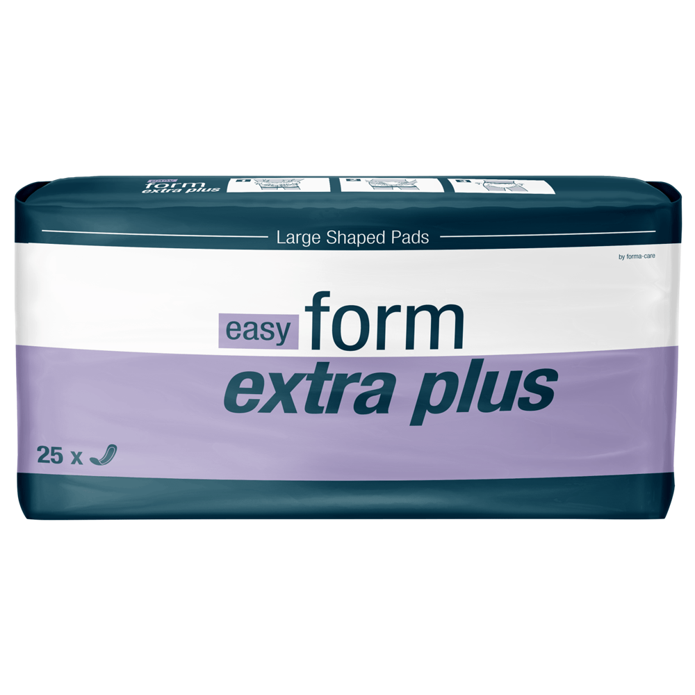 Forma-Care Easy Form Extra Plus (2700ml) 25 Pack Incontinence Pads ...