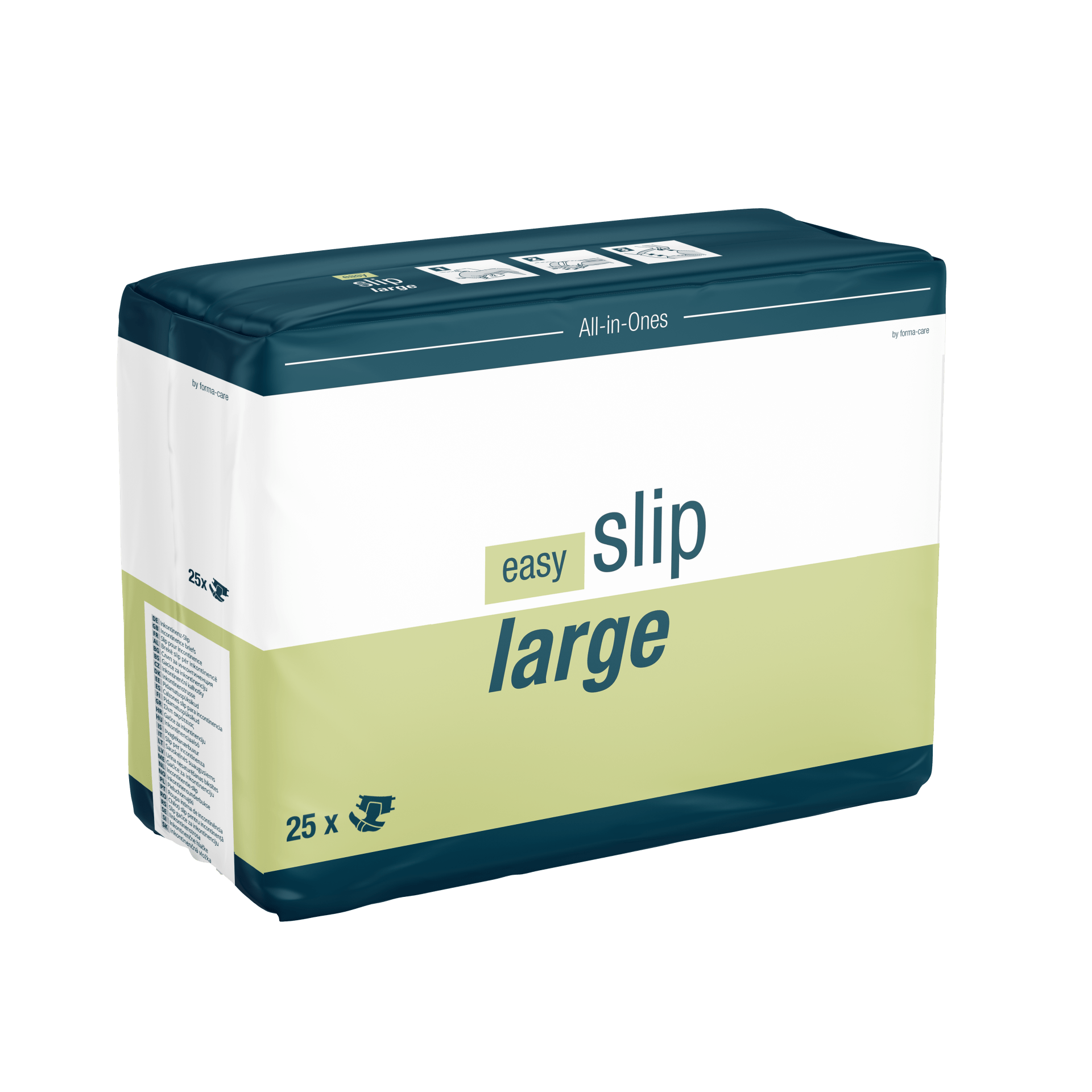 Forma - Care Easy Slip Large - 25 Pack - Discount Medical