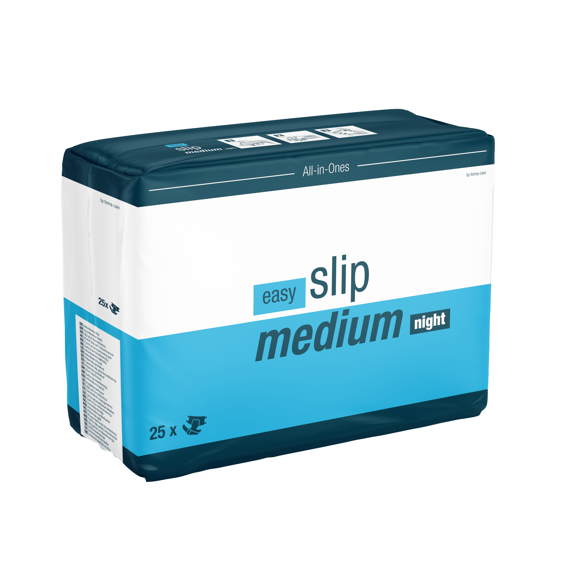 Forma - Care Easy Slip Medium Night - 25 Pack - Discount Medical