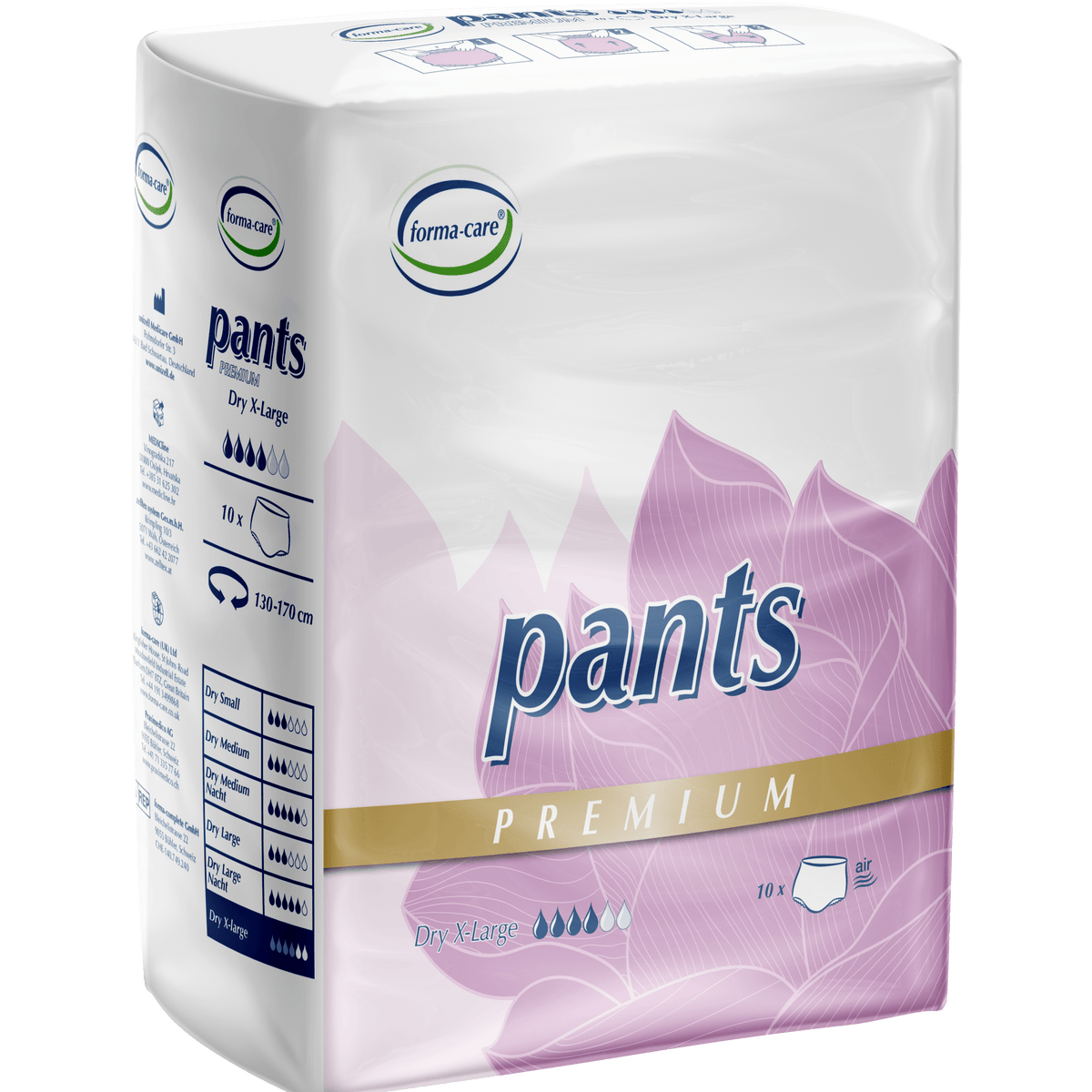 Forma - Care Pants Premium Dry Extra Large - 10 Pack - Discount Medical