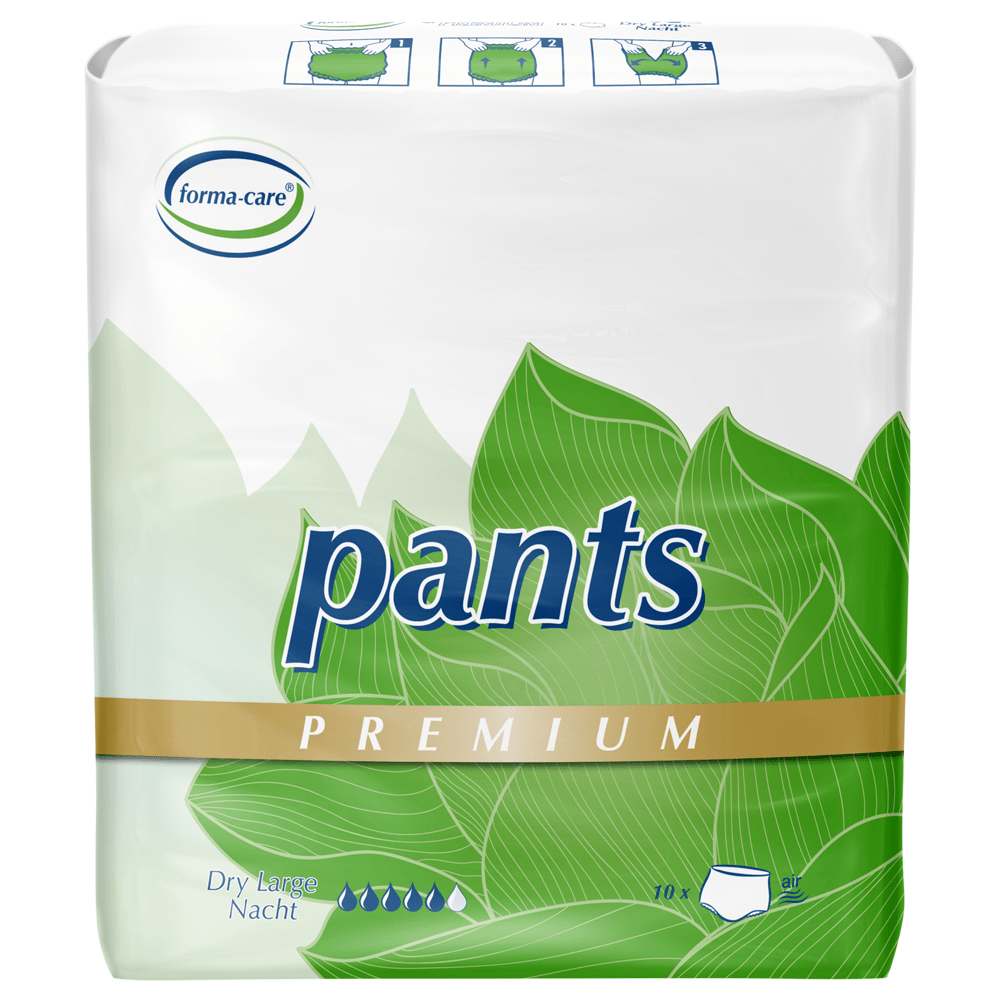 Forma - Care Pants Premium Dry Night Large - 10 Pack - Discount Medical
