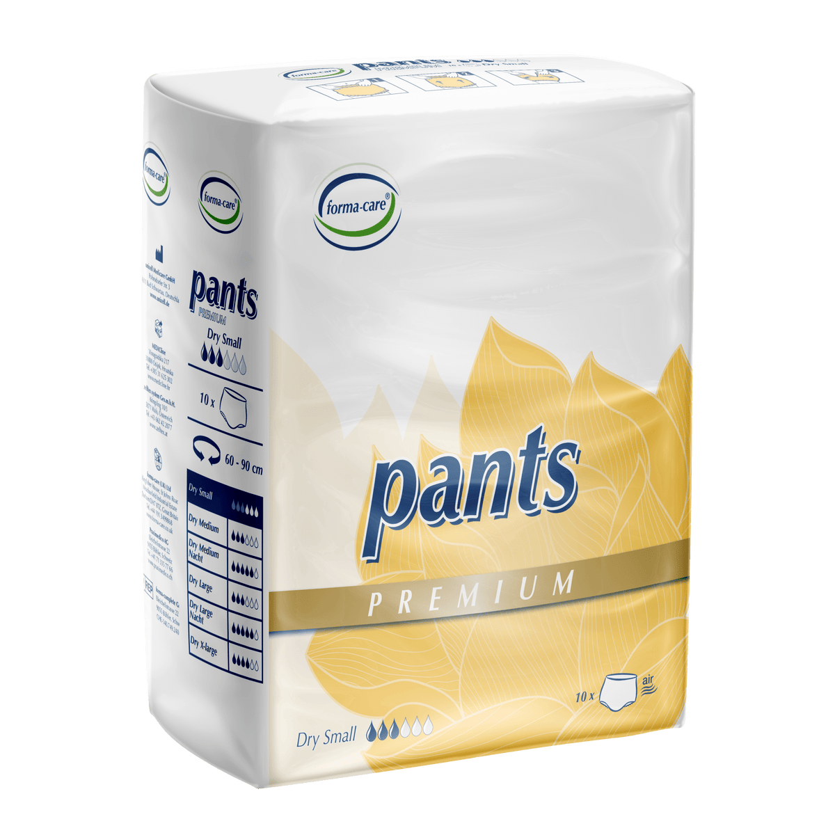 Forma - Care Pants Premium Dry Small - 10 Pack - Discount Medical