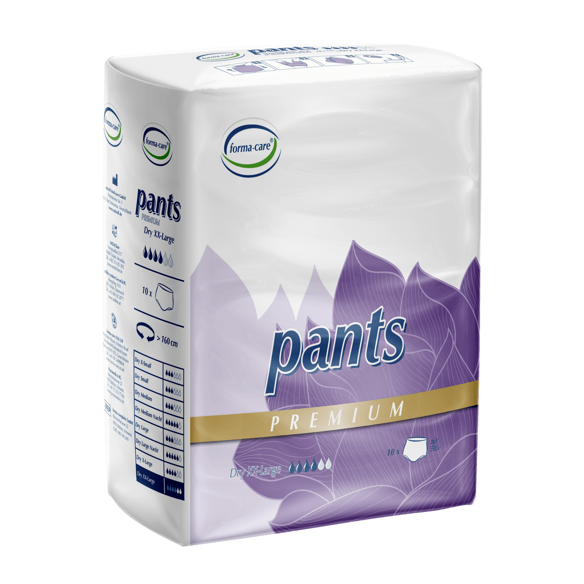 Forma - Care Pants Premium Dry XXL - 10 Pack - Discount Medical