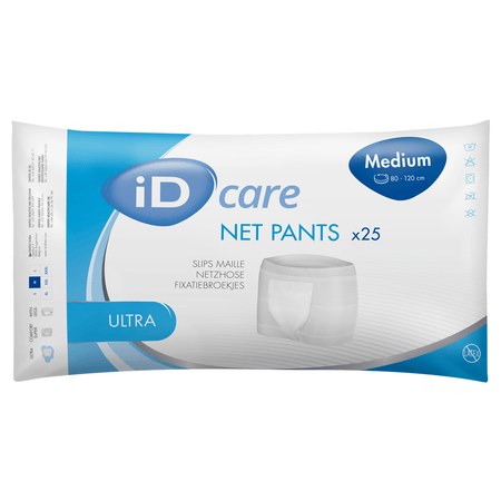 iD Care Ultra Washable Net Pants Medium - 25 Pack - Discount Medical