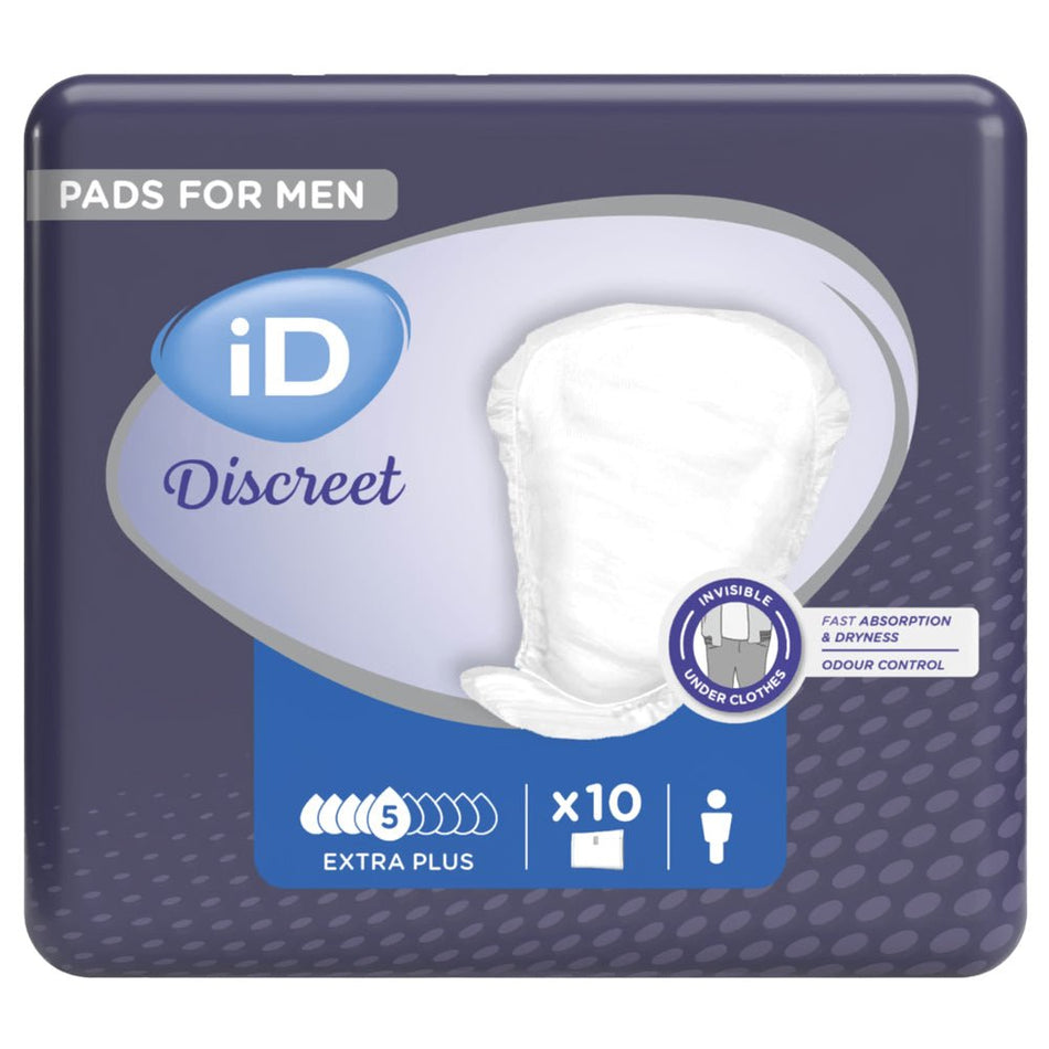 iD Discreet For Men Extra Plus Level 2 (430ml) 10 Pack - Discount Medical
