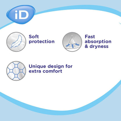 iD Essential Super with Wings 90 x 180cm (1630ml) 20 Pack - Discount Medical