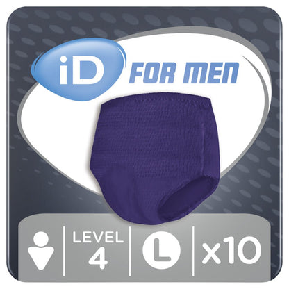iD For Men Pants Level 4 Large (990ml) 10 Pack - Discount Medical