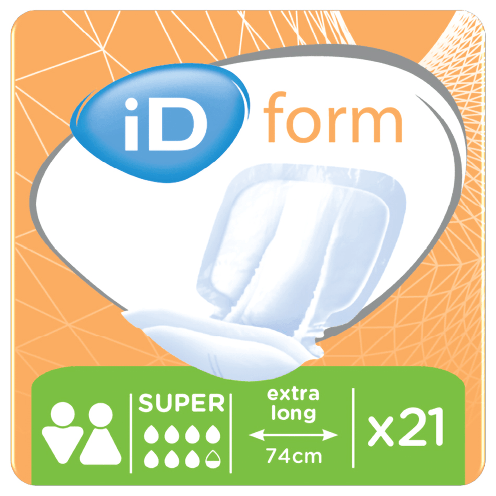 iD Form Super - Size 3 Extra Long (3150ml) 21 Pack Incontinence Pads ...