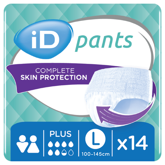 iD Pants Plus Large - 14 Pack