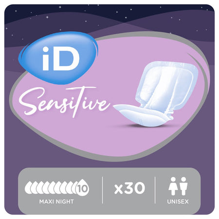 iD Sensitive Form Maxi Night (3500ml) 30 Pack - Discount Medical