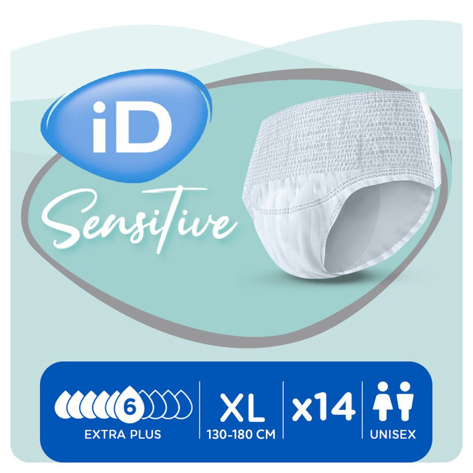 iD Sensitive Pants Extra Plus Extra Large (XL) - 14 Pack - Discount Medical