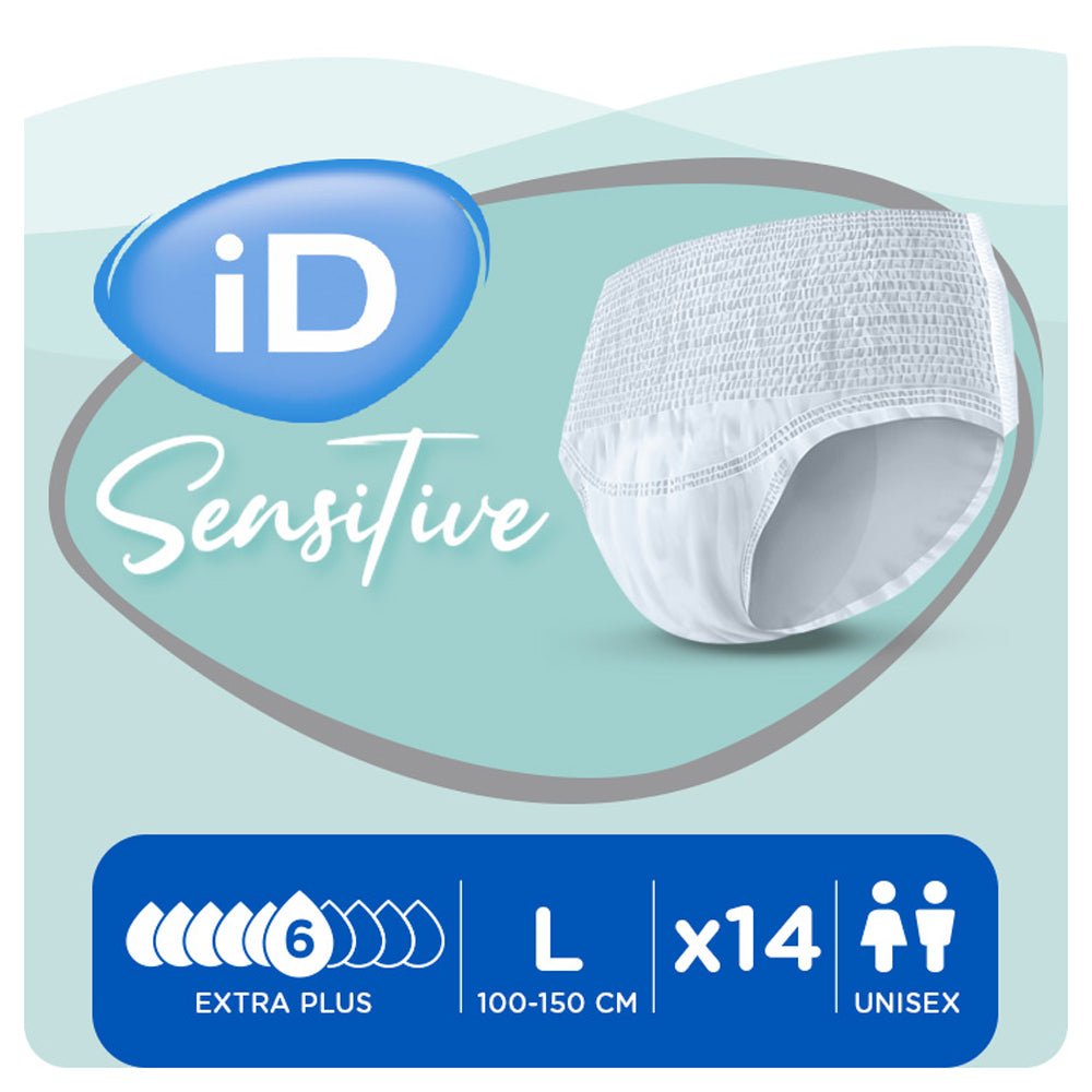 iD Sensitive Pants Extra Plus Large - 14 Pack - Discount Medical