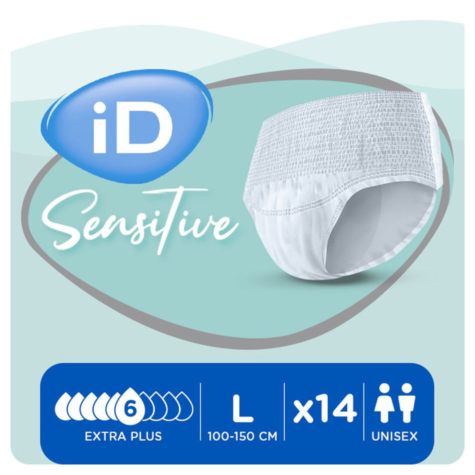iD Sensitive Pants Extra Plus Large - 14 Pack - Discount Medical