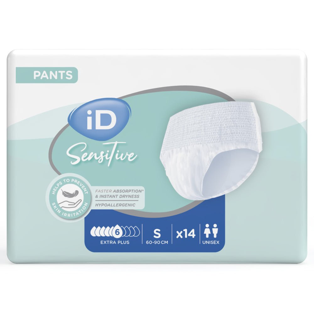 iD Sensitive Pants Extra Plus Small - 14 Pack - Discount Medical