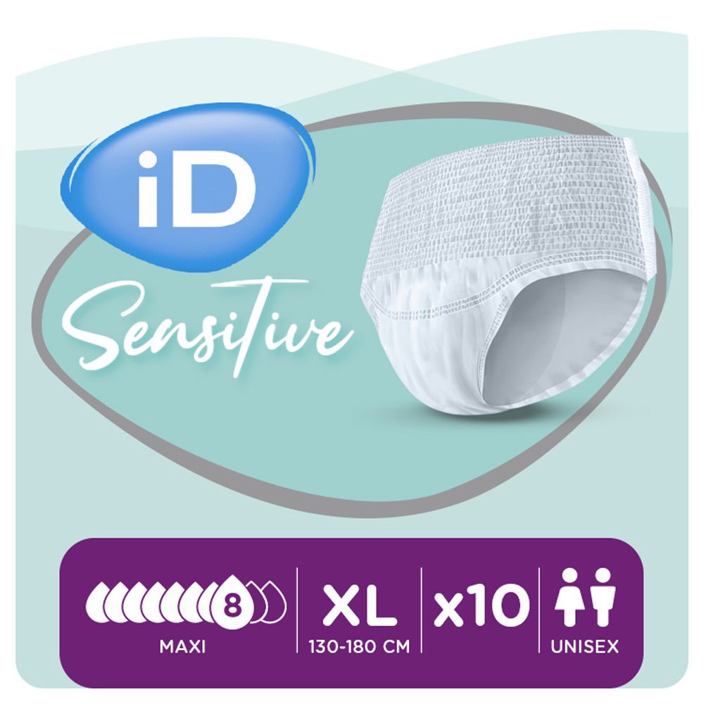 iD Sensitive Pants Maxi Extra Large (XL) 10 Pack - Discount Medical