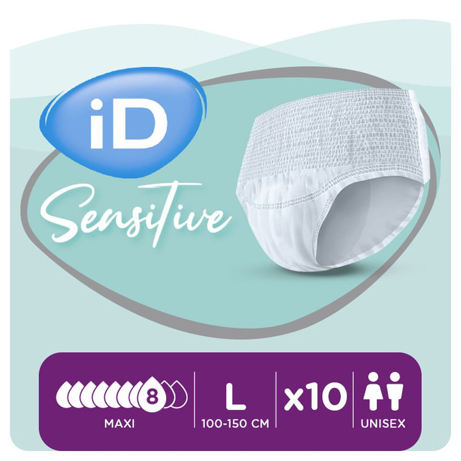 iD Sensitive Pants Maxi Large - 10 Pack - Discount Medical