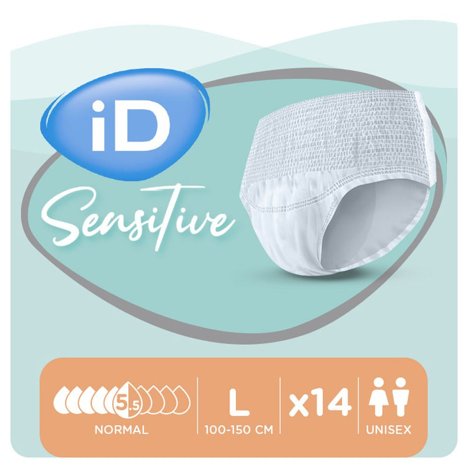 iD Sensitive Pants Normal Large - 14 Pack - Discount Medical