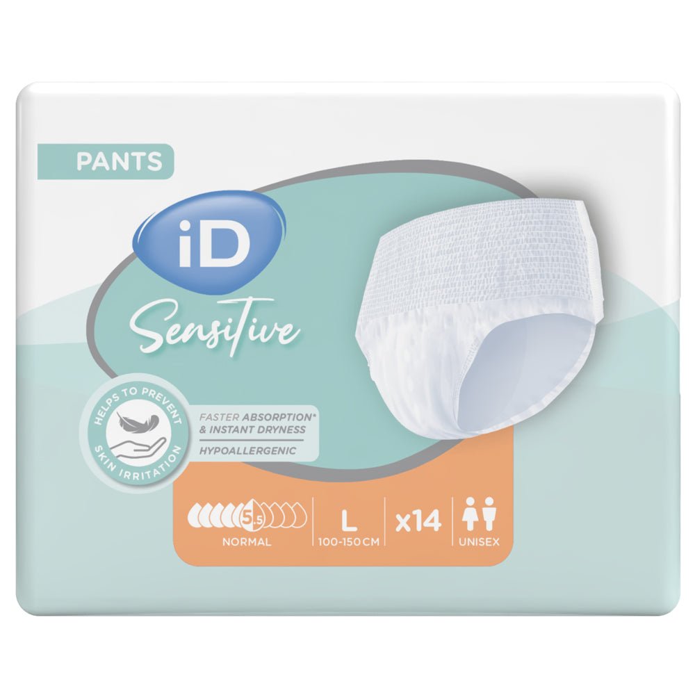 iD Sensitive Pants Normal Large - 14 Pack - Discount Medical