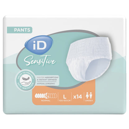 iD Sensitive Pants Normal Large - 14 Pack - Discount Medical