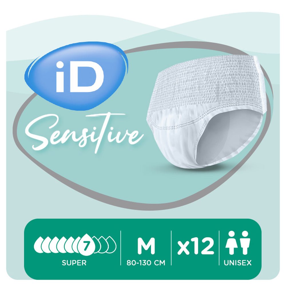iD Sensitive Pants Super Medium - 12 Pack - Discount Medical