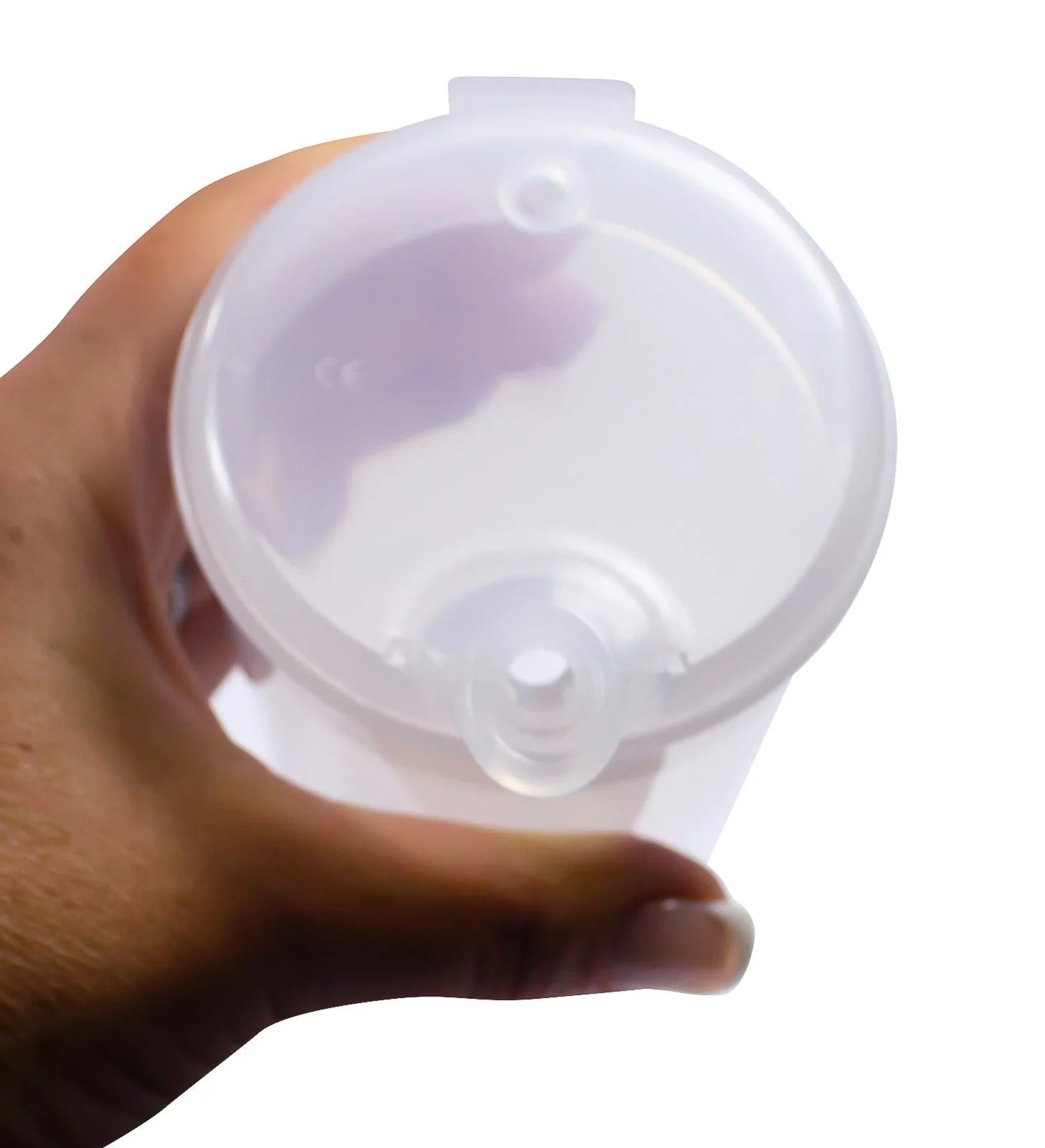 Medi - Inn Adult Drinking Beaker Transparent 250ml with lid 12 x 10mm Spout - Discount Medical