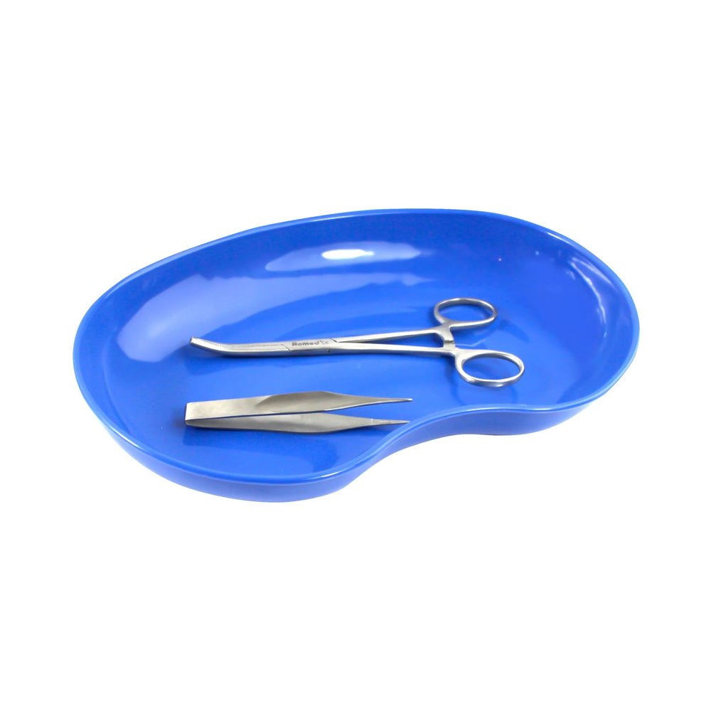 Medi - Inn Blue Plastic Kidney Dish - Discount Medical