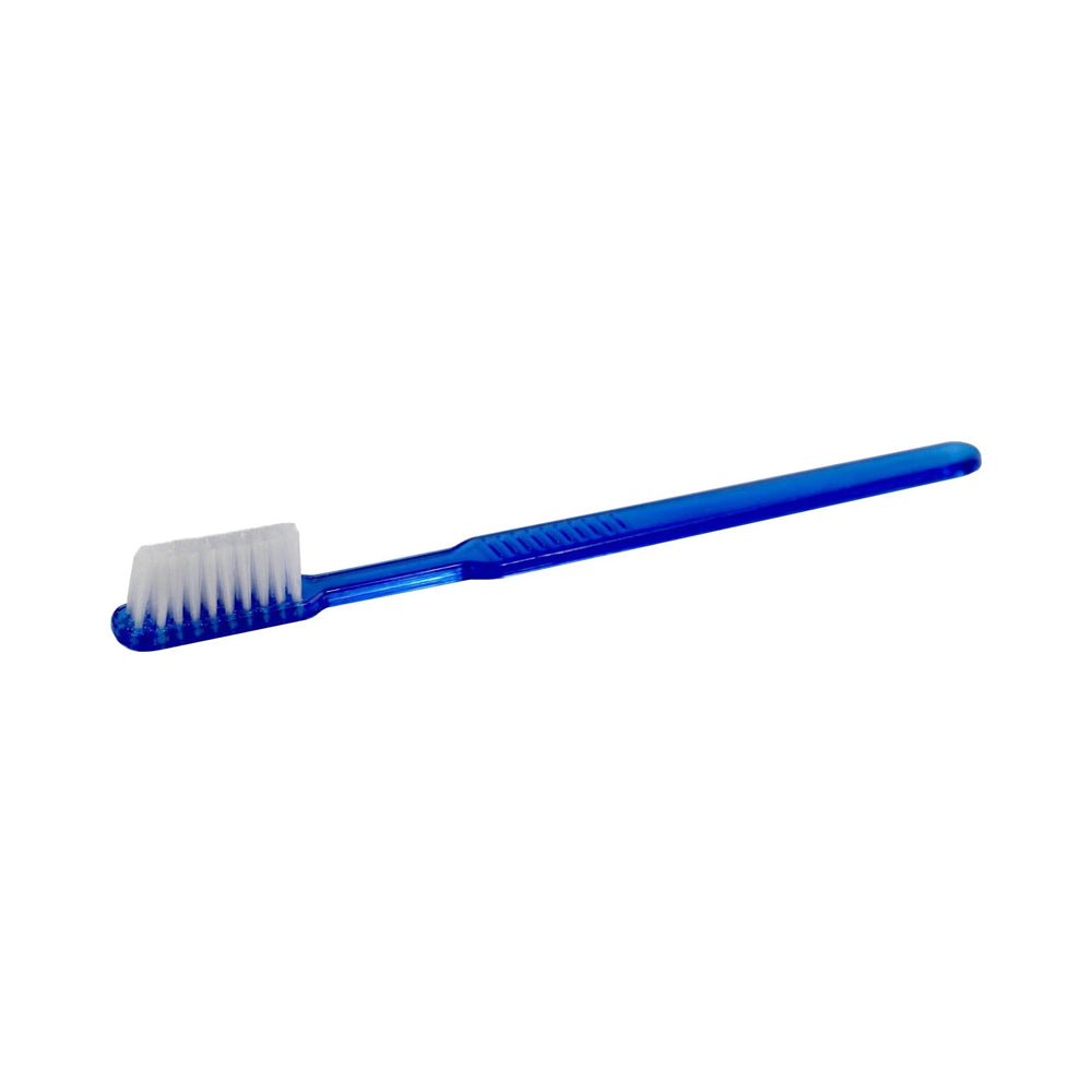 Medi - Inn Disposable Toothbrushes with Paste Blue in polybag - 100 Pack - Discount Medical