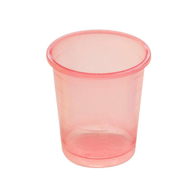 Medi-Inn Premium PP Medicine Cups 30ml Red - 80 Pack