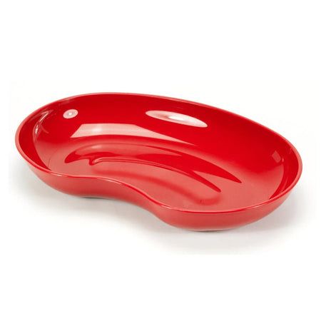 Medi - Inn Red Plastic Kidney Dish - Discount Medical