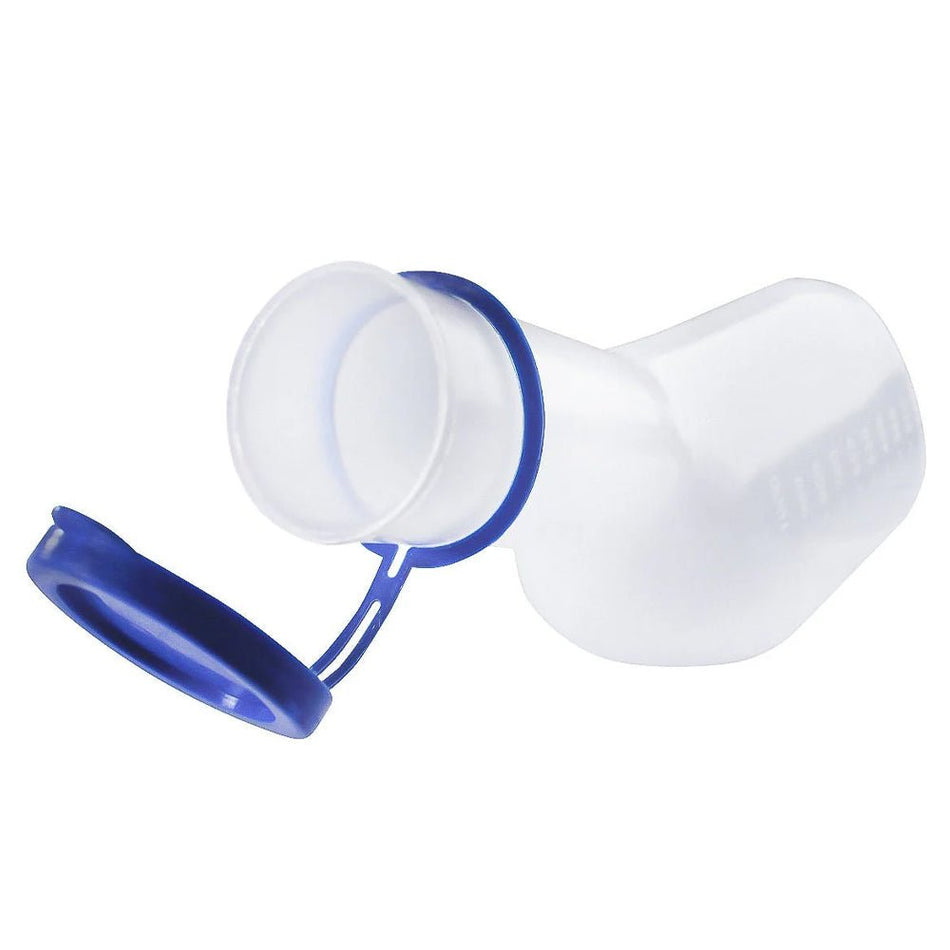 Medi - Inn Urine Bottle for Men Angular Non - sterile 1L - Discount Medical