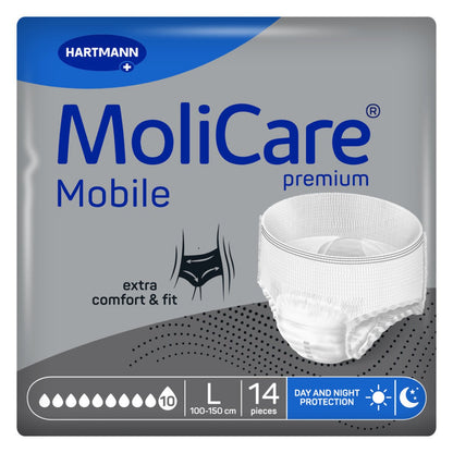 MoliCare Premium Mobile 10 Drop Large (2899ml) 14 Pack - Discount Medical