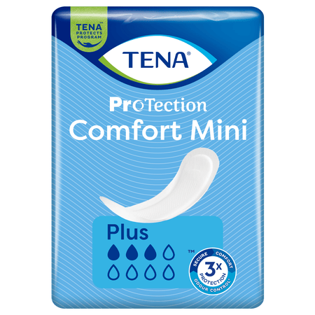 TENA Comfort Mini Plus Incontinence Pads - 30 Pack - Discount Medical