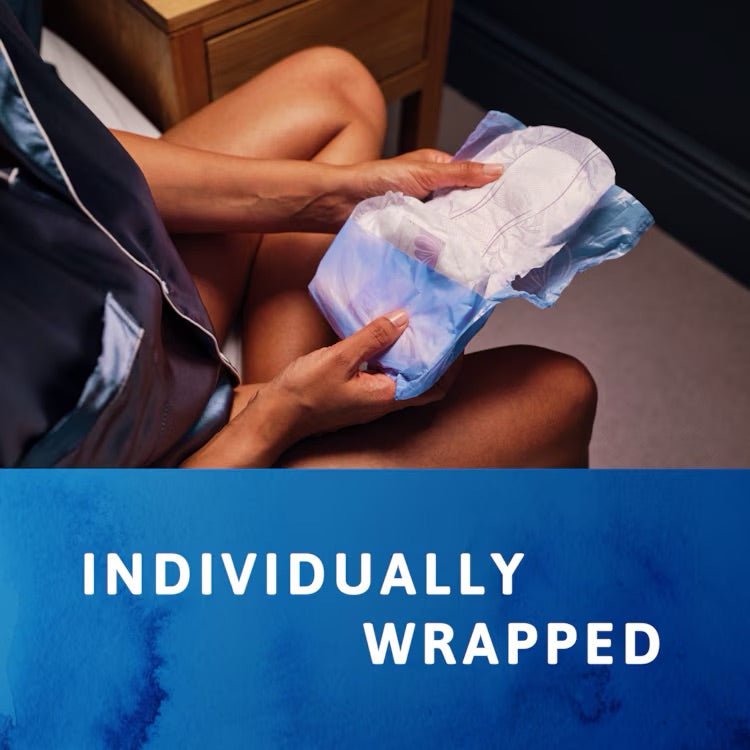 TENA Lady Discreet Protect + Maxi Night Incontinence Pads - 6 Pack - Discount Medical