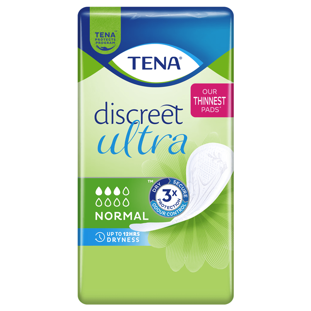 TENA Lady Discreet Ultra Pad Normal - 16 Pack - Discount Medical