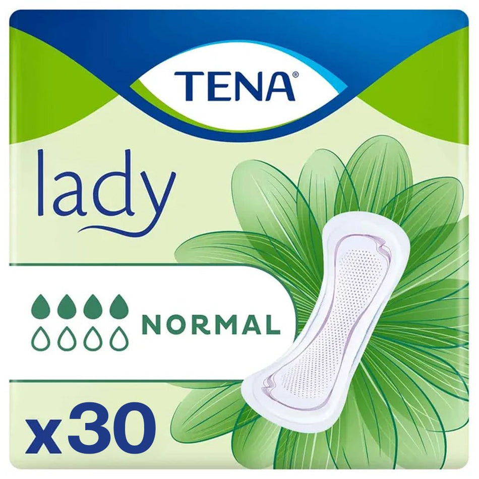 TENA Lady Normal Incontinence Pads - 30 Pack - Discount Medical