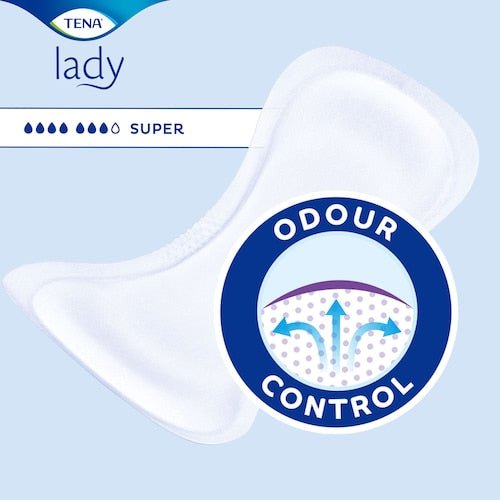 TENA Lady Super Incontinence Pads - 30 Pack - Discount Medical