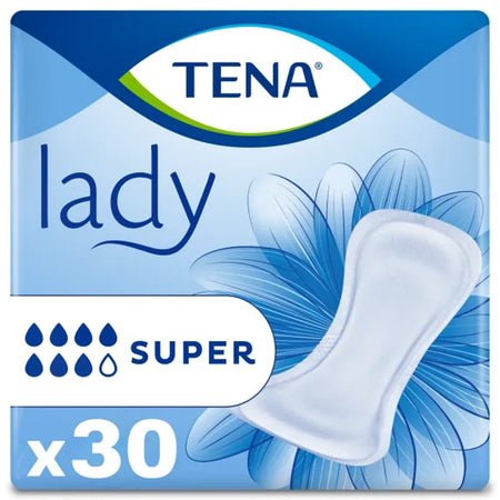 TENA Lady Super Incontinence Pads - 30 Pack - Discount Medical
