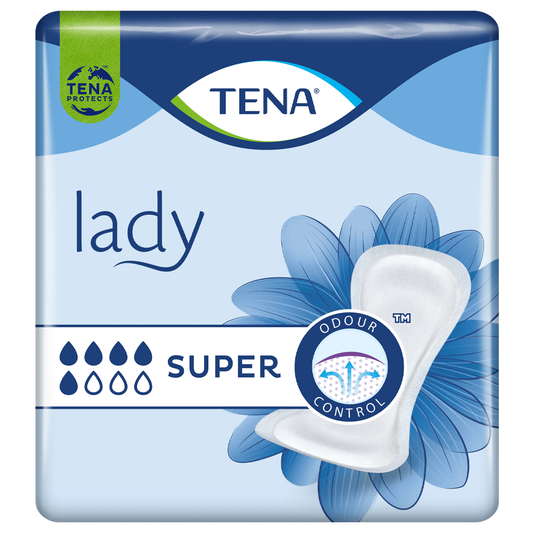 TENA Lady Super Incontinence Pads - 30 Pack