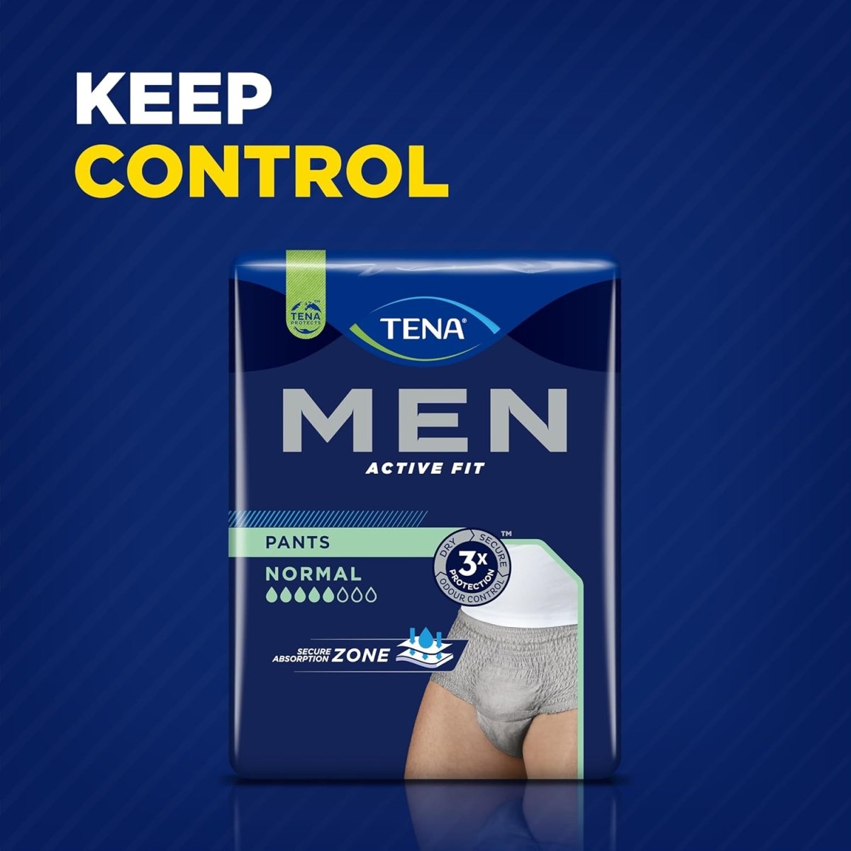 TENA Men Active Fit Pants Normal L/XL - 10 Pack - Discount Medical