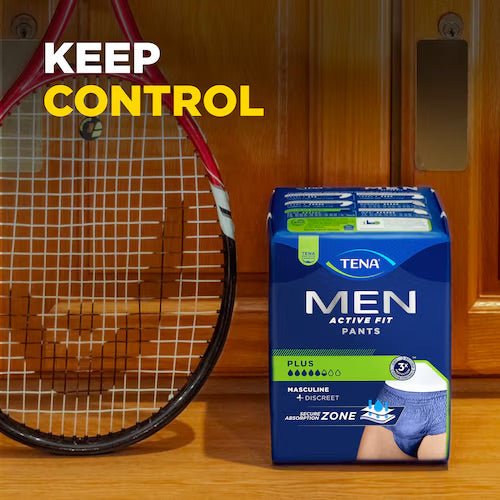 TENA Men Active Fit Pants Plus S/M - 9 Pack - Discount Medical