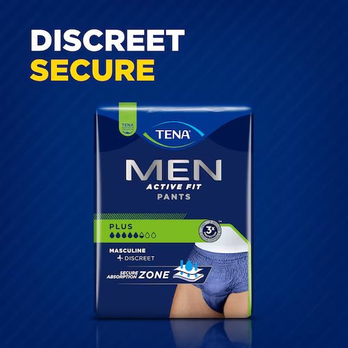 TENA Men Active Fit Pants Plus S/M - 9 Pack - Discount Medical