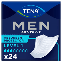 TENA Men Level 1 Active Fit Absorbent Protector - 24 Pack - Discount Medical
