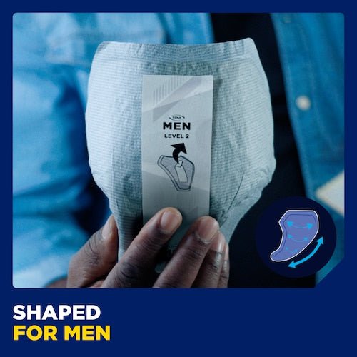 TENA Men Level 3 Active Fit Absorbent Protector - 16 Pack - Discount Medical