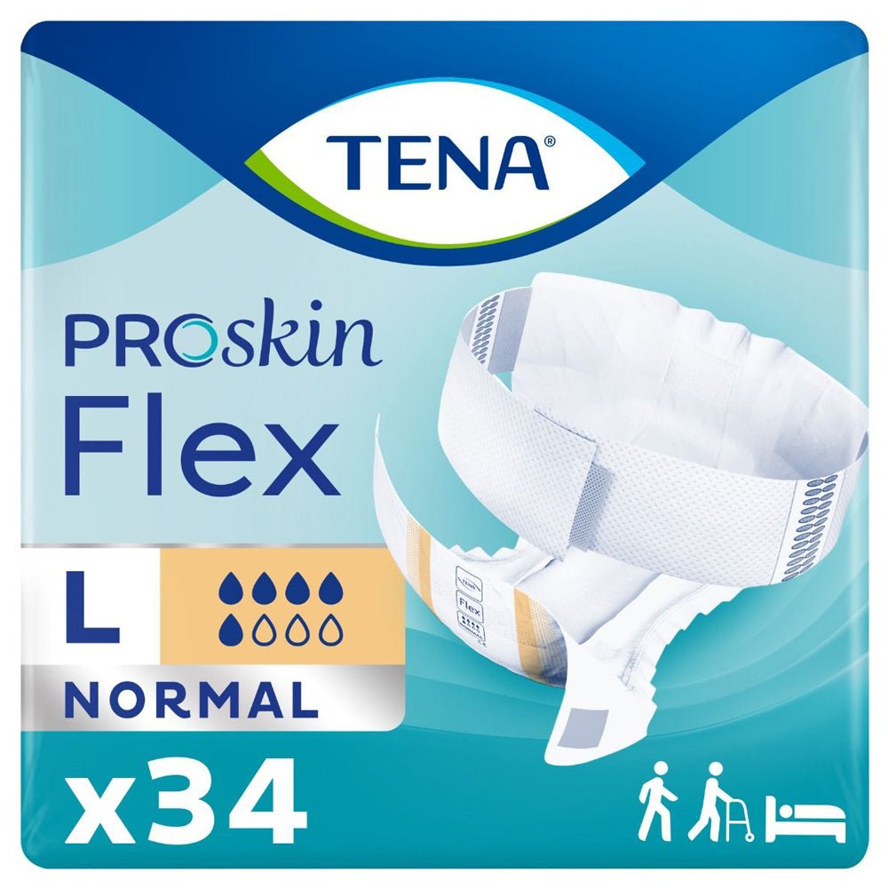 TENA ProSkin Flex Normal Large (1300ml) 34 Pack - Discount Medical